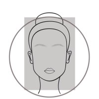 Oblong Face Shape Diagram Woman