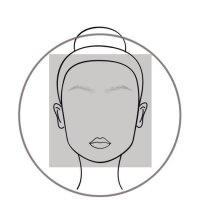 Square Face Diagram Woman